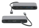 Mobilis 020027 dockingstation Ledningsført USB 3.2 Gen 1 (3.1 Gen 1) Type-C Grå