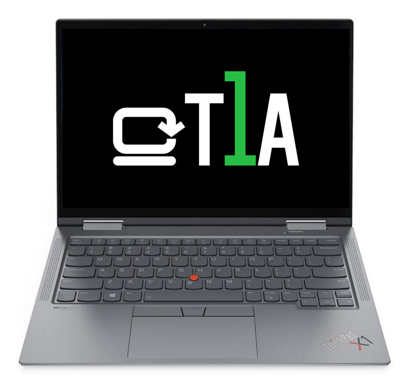 T1A Lenovo ThinkPad X1 Yoga Gen 6 Refurbished Intel® Core™ i7 i7-1185G7 Hybrid (2-i-1) 35,6 cm (14") Berøringsskærm 32 GB LPDDR4x-SDRAM 512 GB SSD Windows 11 Pro Grå