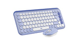 Logitech Pop Icon Combo tastatur Mus inkluderet Universel Bluetooth QWERTY Tyrkisk Violet, Hvid