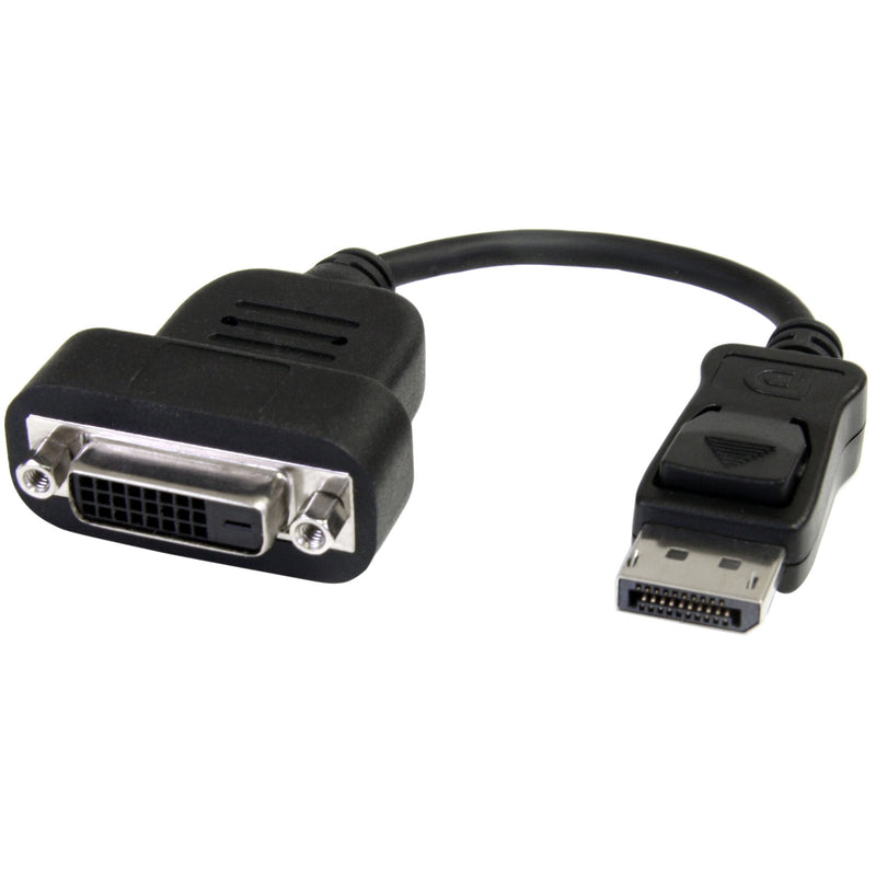 StarTech.com DP2DVIS videokabel adapter 0,2 m DisplayPort DVI-D Sort
