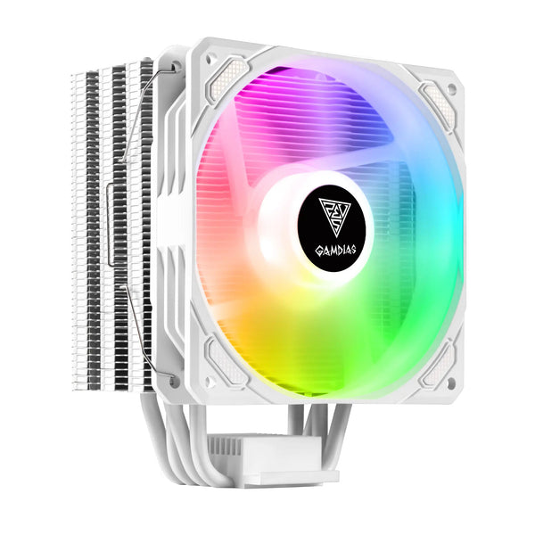 GAMDIAS Boreas E1-410 WH Processor Luftkøler 12 cm Hvid 1 stk