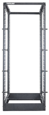 Intellinet 714242 stativ 26U Fritstående reol Sort