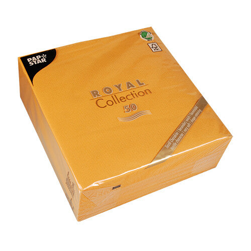 Papstar 82219 serviet Orange 50 stk
