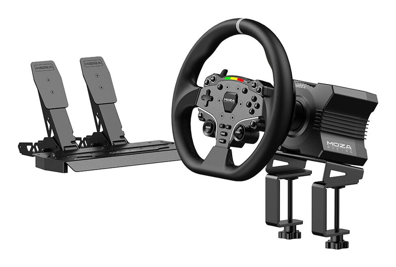 Moza Racing RS20 spil-controller Sort Rat + Pedaler PC