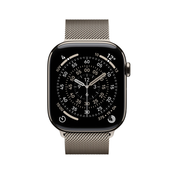Apple Watch Series 11 OLED 46 mm Digital 416 x 496 pixel Berøringsskærm 5G Titanium Wi-Fi GPS (satellit)