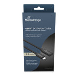MediaRange MRCS245 USB-kabel USB 3.2 Gen 1 (3.1 Gen 1) 2 m USB C 5 Gbit/sek. 60 W Sort