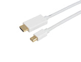 Prokord MDPH12M-3M-W videokabel adapter Mini DisplayPort HDMI Hvid