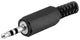 Goobay 11005 kabelsamler 2.5 mm Sort