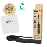 CLUB3D CSV-2555 dockingstation Ledningsført Sort