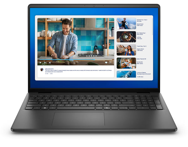 DELL DC16250 Intel Core 5 120U Laptop 40,6 cm (16") Full HD+ 8 GB DDR5-SDRAM 512 GB SSD Wi-Fi 6 (802.11ax) Ubuntu Linux UK international Sort