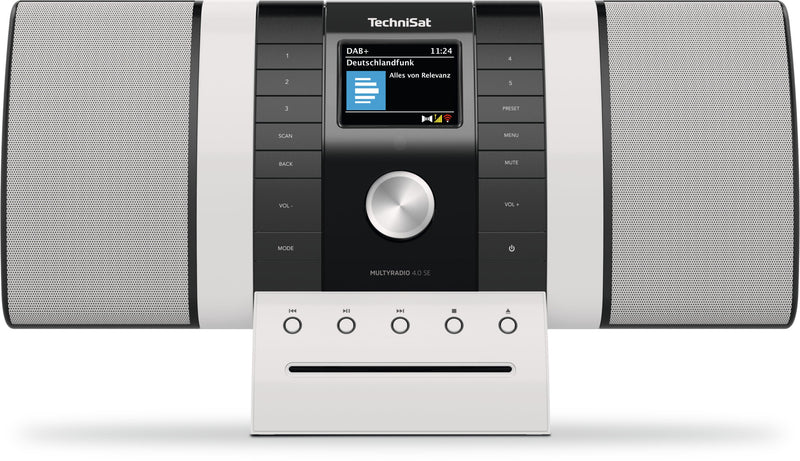 TechniSat MULTYRADIO 4.0 Internet Analog & digital Sort, Hvid