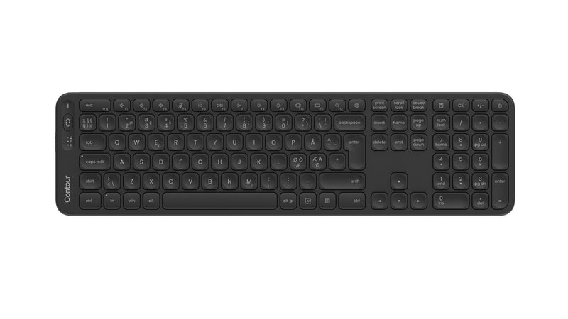 Contour Design Contour Balance Full-Size Keyboard Wireless Pan Nordic