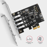 Axagon PCEU-43RS interface-kort/adapter Intern USB 3.2 Gen 1 (3.1 Gen 1)