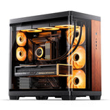 Jonsbo TK-4 Wood Tower Sort, Træ