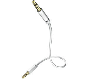 Inakustik 0.5m Star MP3 Audio Cable lydkabel 0,5 m 3.5mm 2 x RCA Hvid