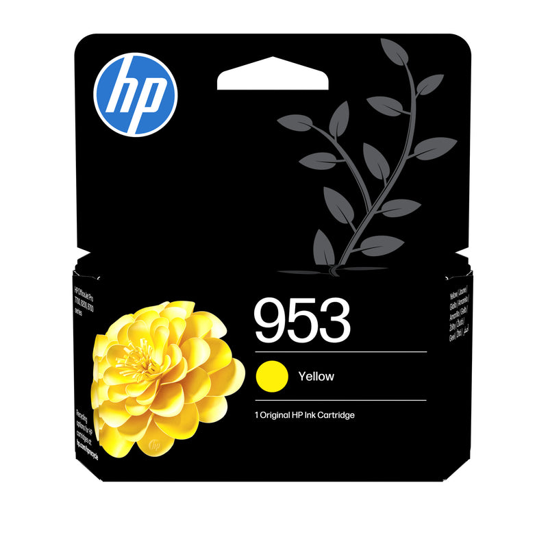HP Original 953-blækpatron, gul