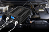 Technaxx TE22 strømadapter og vekselret Automatisk 2000 W Sort