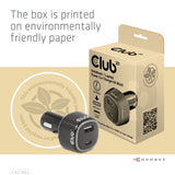 CLUB3D CAC-1922 oplader til mobil enhed Laptop Sort Cigartænder Automatisk