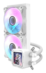 darkFlash DV240S Processor Alt-i-en væskekøler 12 cm Hvid 1 stk