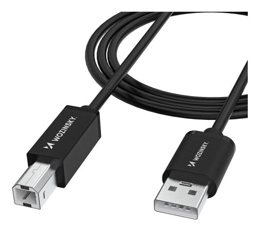 Wozinsky WKDDY3S USB-kabel USB 2.0 2 m USB B USB C 0,48 Gbit/sek. Sort