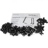 StarTech.com 2POSTRACK42 stativ 42U Fritstående reol Sort