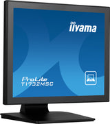 iiyama ProLite T1732MSC-B1SAG computerskærm 43,2 cm (17") 1280 x 1024 pixel Fuld HD LED Berøringsskærm Bordplade Sort