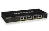 NETGEAR GS308PP Ikke administreret Gigabit Ethernet (10/100/1000) Strøm over Ethernet (PoE) Sort