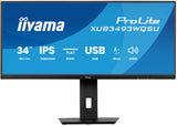 iiyama ProLite XUB3493WQSU-B6 computerskærm 86,4 cm (34") 3440 x 1440 pixel UltraWide Quad HD LED Sort