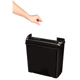 Fellowes P-25S papirmakulator Stribe makulering 22 cm Sort, Grå