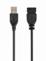 Gembird CCP-USB2-AMAF USB-kabel USB 2.0 150 m USB A Sort