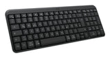 Logitech K250 tastatur Universel RF trådløs + Bluetooth QWERTZ Tysk Grafit
