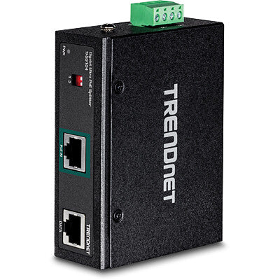 Trendnet TI-SG104 netværks-splitter Strøm over Ethernet (PoE) Sort