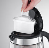 Russell Hobbs Clarity elkedel 1,5 L 2200 W Rustfrit stål, Transparent