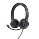 Trust Ayda Headset Ledningsført Opkald/musik Sort