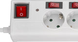 Goobay 72568 overspændingsbeskytter Hvid 6 AC stikkontakt(er) 230 V 1,5 m