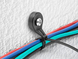 DeLOCK 18915 kabelsamler Gevindmonteret kabelbinder Nylon Sort 100 stk