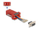 DeLOCK 67079 kabel kønsskifter D-Sub 9 RJ12 Rød