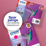 Epson Hummingbird Enkeltpakke, lys cyan T0805 Claria Photographic Ink