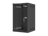 Lanberg WF10-2309-10B stativ 9U Vægmonteret stativ Sort
