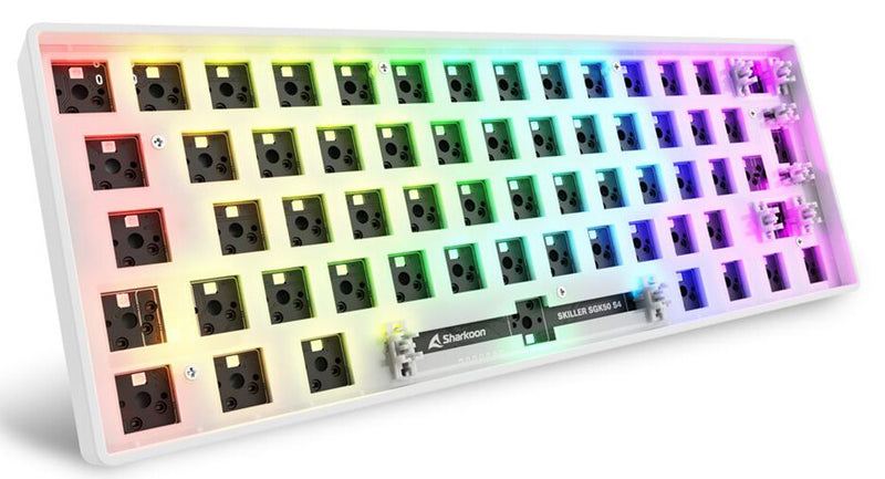 Sharkoon SKILLER SGK50 S4 tastatur Hjem USB QWERTY Tysk Hvid