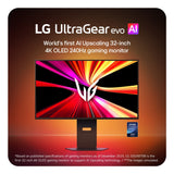 LG 32GX870B-B.AEU computerskærm 81,3 cm (32") 3840 x 2160 pixel 4K Ultra HD OLED Sort