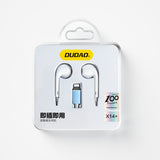 DUDAO X14+ in-ear headphones White Hovedtelefoner Ledningsført I ørerne Musik/hverdag Hvid
