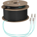 EFB Elektronik O8303S60OM3 InfiniBand og fiberoptisk kabel 60 m 4x LC U-DQ(ZN) BH Turkisfarve, Beige, Sort