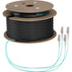 EFB Elektronik O8303S60OM3 InfiniBand og fiberoptisk kabel 60 m 4x LC U-DQ(ZN) BH Turkisfarve, Beige, Sort