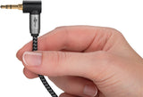 Goobay 65277 lydkabel 0,5 m 3.5mm TRS Sort, Sølv