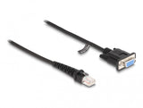 DeLOCK 87996 kabel kønsskifter RJ-50 D-Sub 9 pin Sort