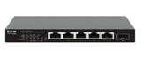 Eaton NG5POE-M2 netværksswitch Ikke administreret Gigabit Ethernet (10/100/1000) Strøm over Ethernet (PoE) Bord-/vægmontering Sort