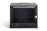 Digitus DN-49205-SET stativ 9U Vægmonteret stativ Sort