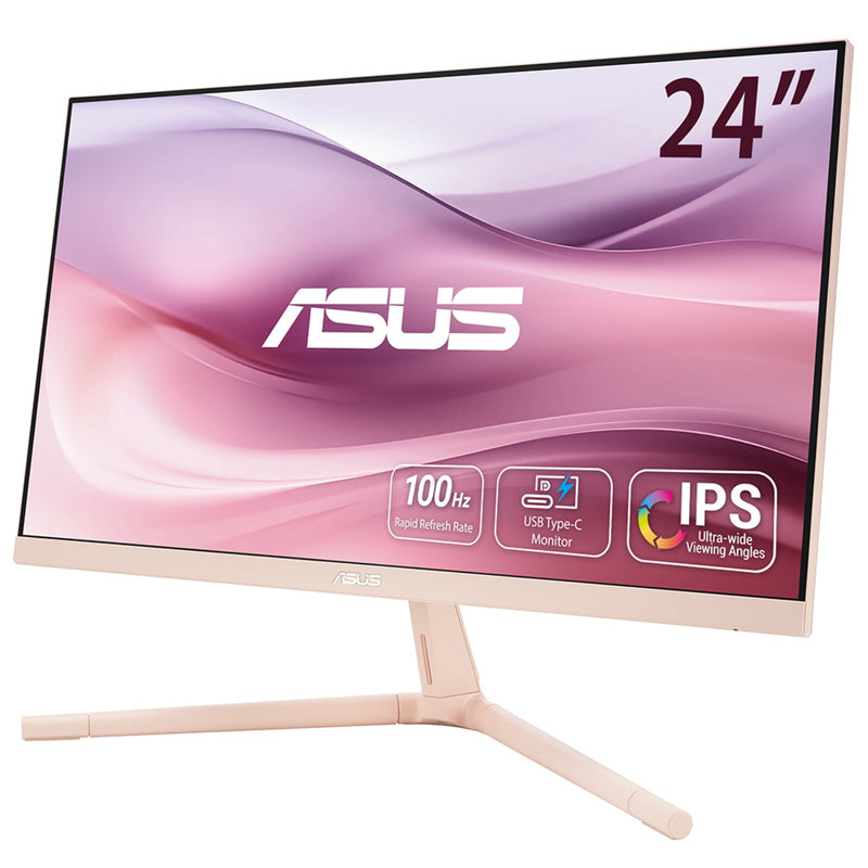 ASUS VU249CFE-P computerskærm 60,5 cm (23.8") 1920 x 1080 pixel Fuld HD LCD Lyserød