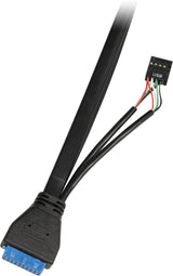 Inter-Tech 3U-K-340L Stativ Sort